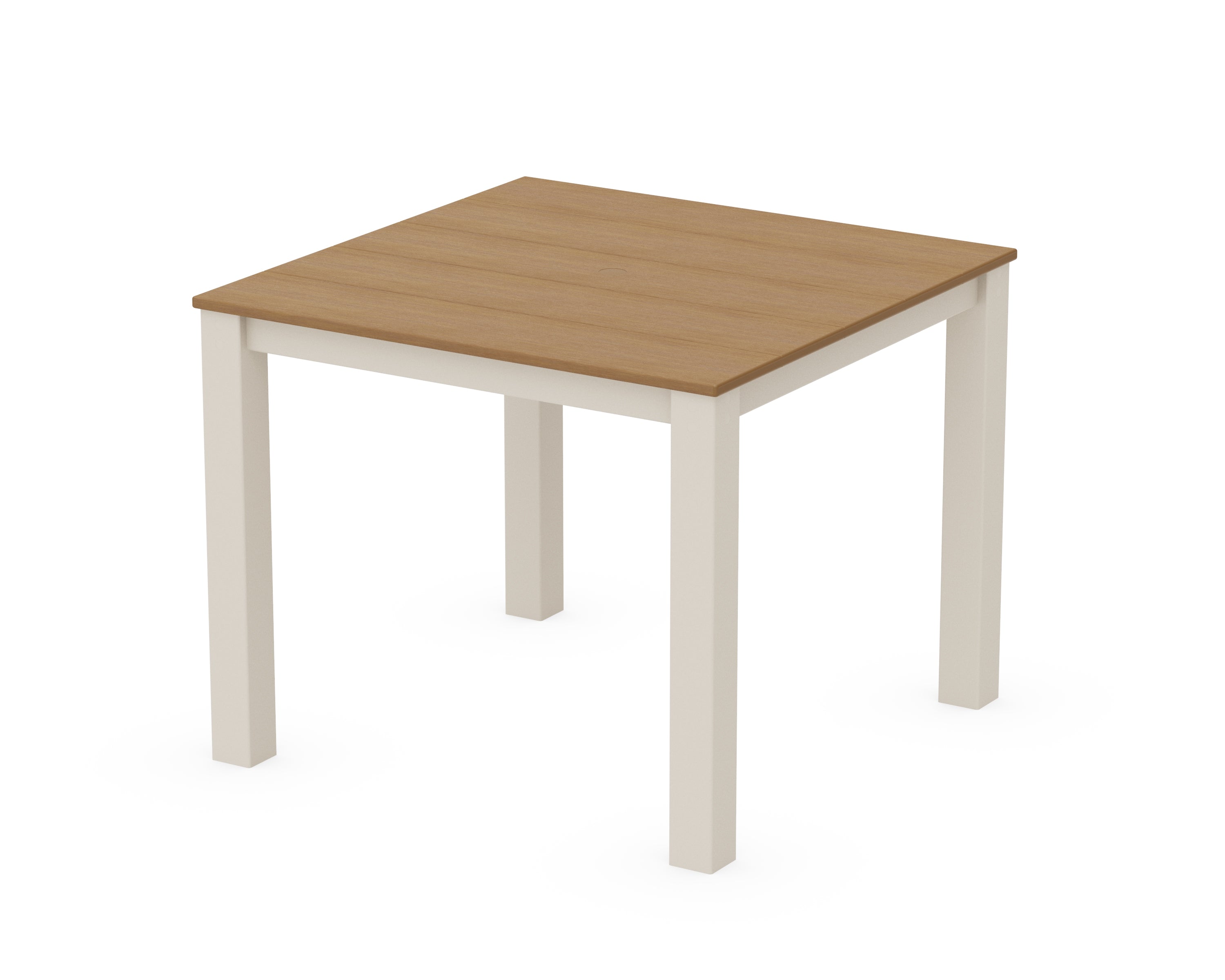 POLYWOOD® Parsons 38" X 38" Dining Table in Sand / Natural