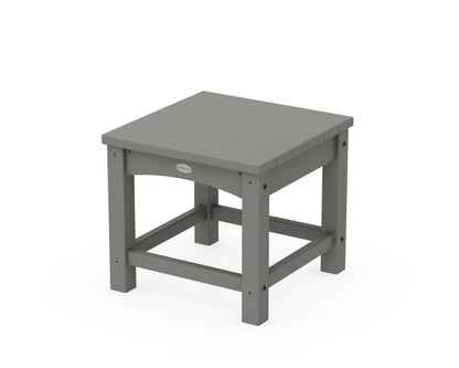 POLYWOOD® Club 18" End Table in Slate Grey