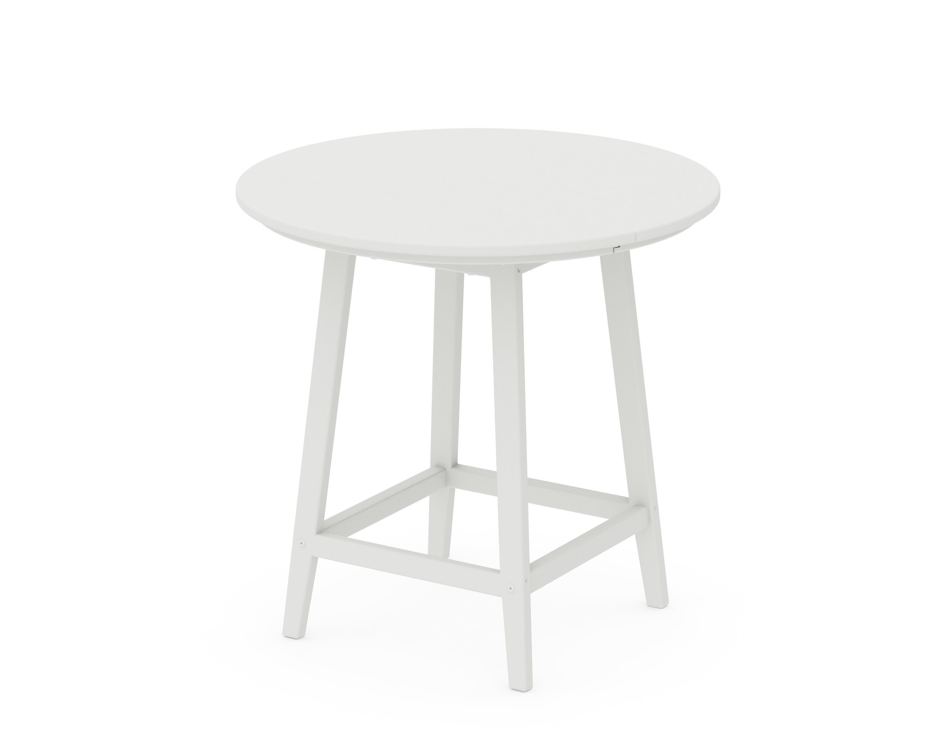 POLYWOOD® Studio 30" Round Bistro Table in White