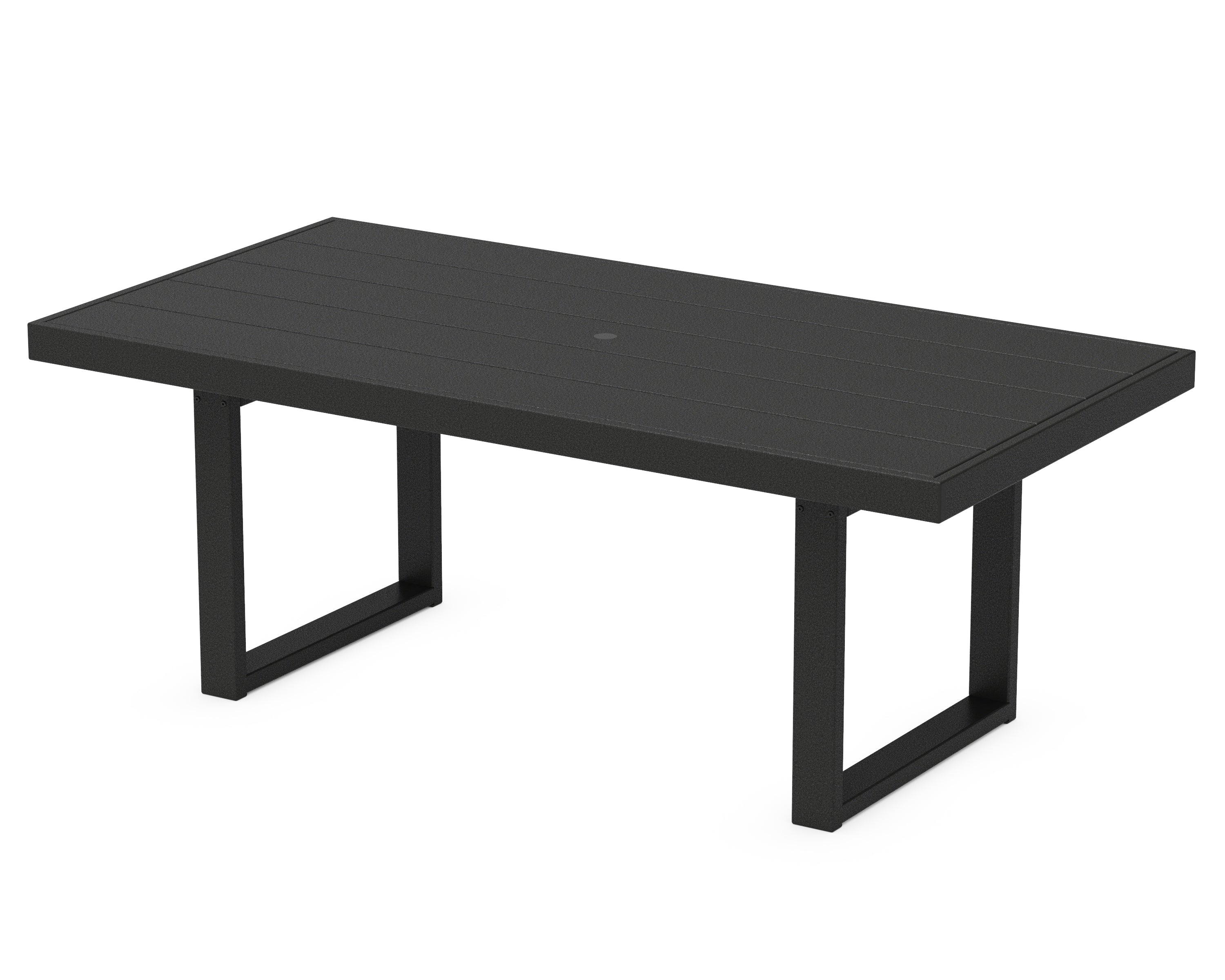 POLYWOOD® EDGE 40" x 78" Dining Table in Black