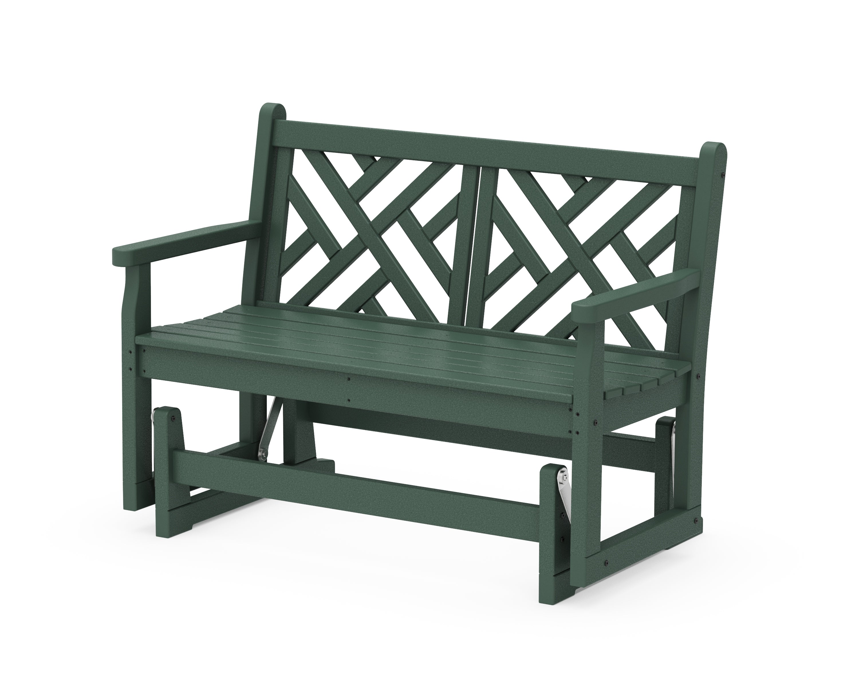 POLYWOOD® Chippendale 48" Glider in Green