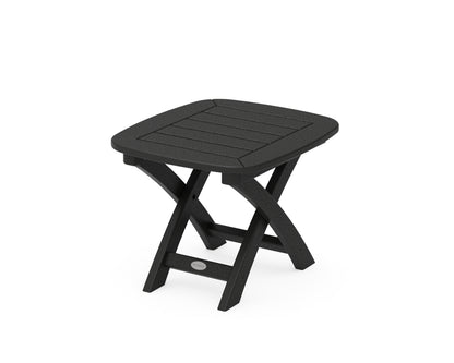 POLYWOOD® Nautical 21" x 18" Side Table in Black