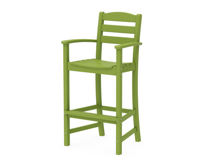 POLYWOOD® La Casa Café Bar Arm Chair in Lime