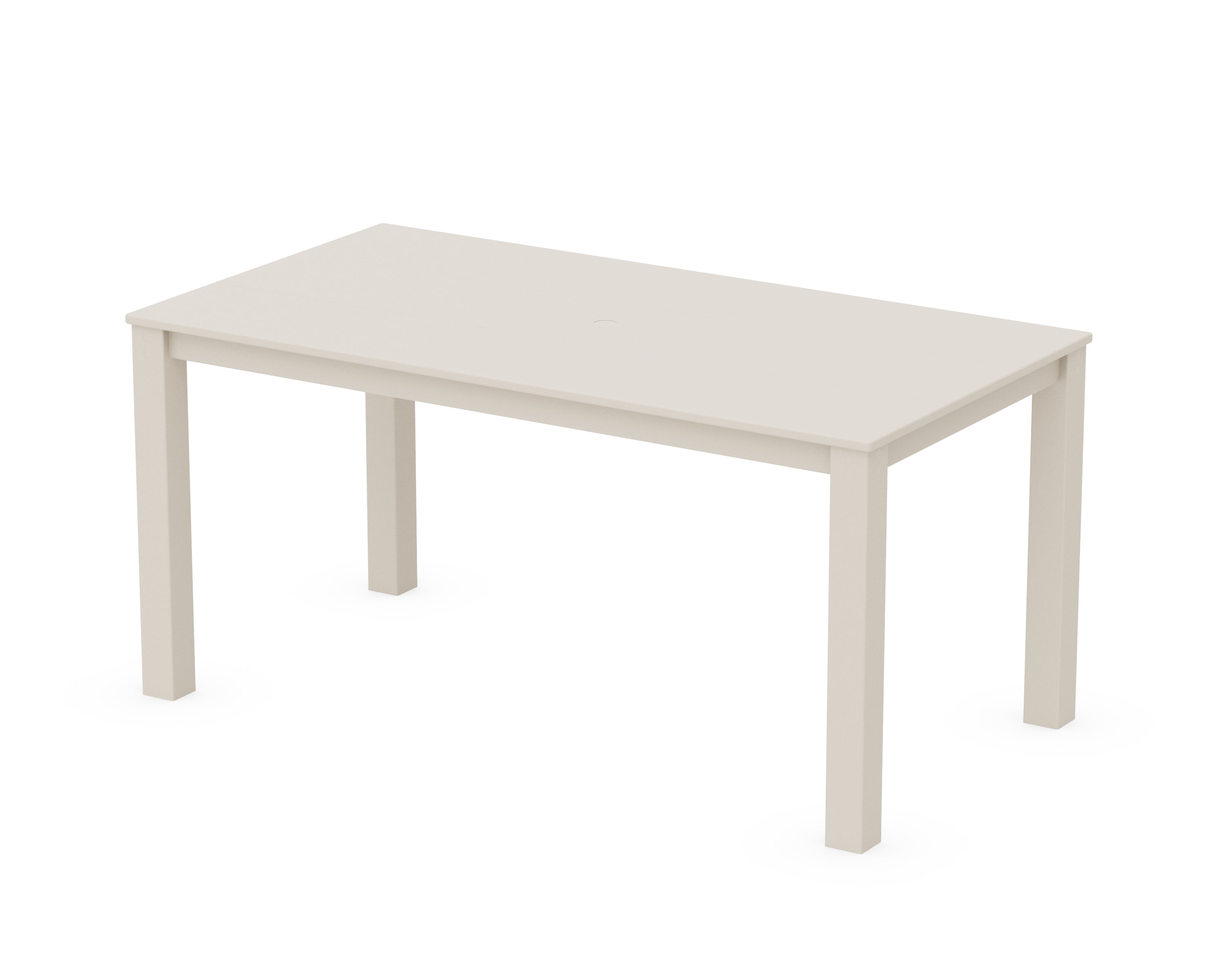 POLYWOOD® Studio Parsons 34" X 64" Dining Table in Sand