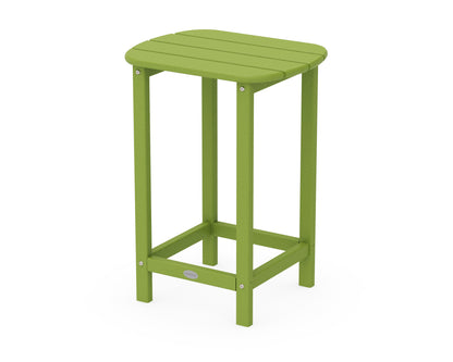 POLYWOOD® South Beach 26" Counter Side Table in Lime