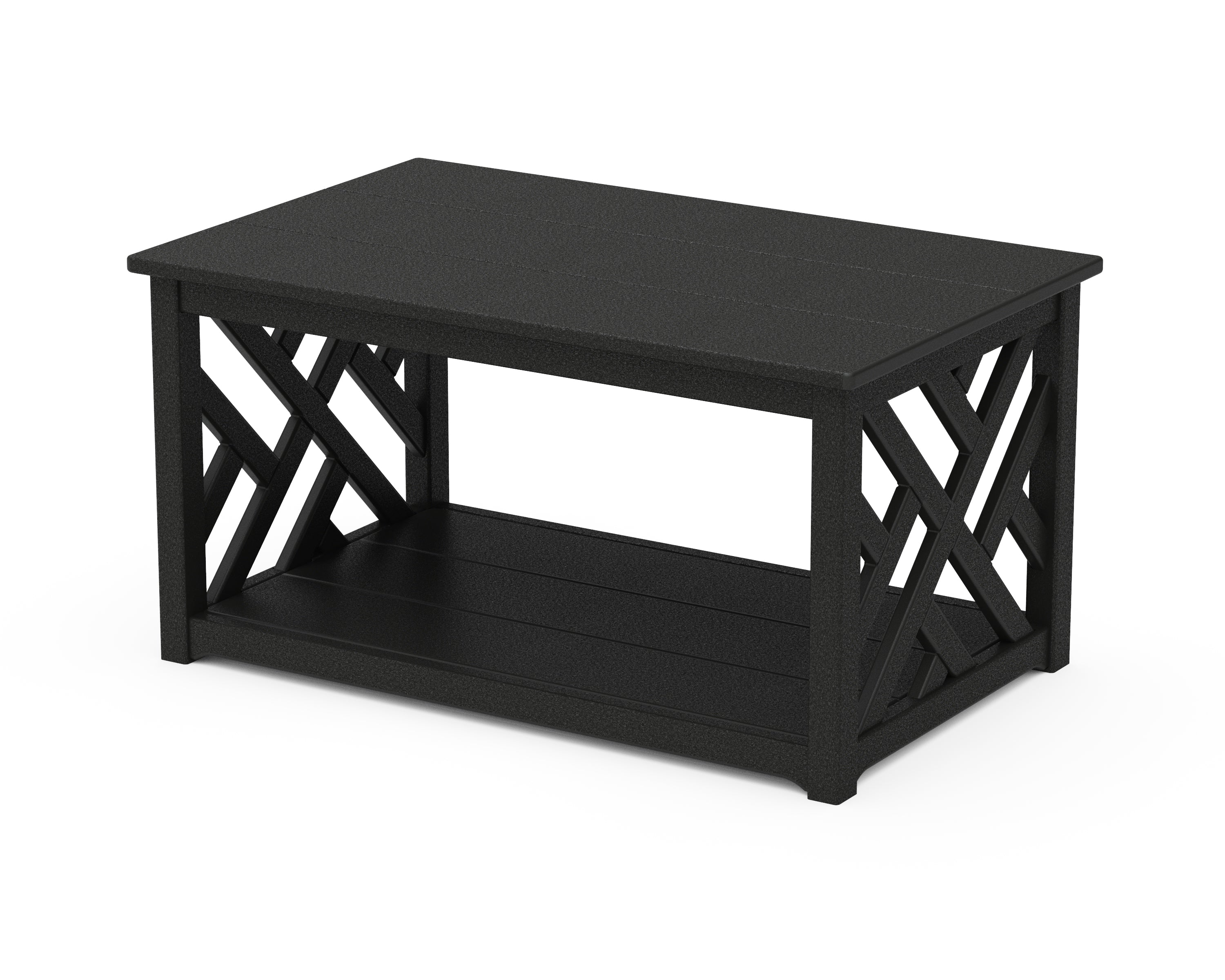 POLYWOOD® Chippendale Coffee Table in Black