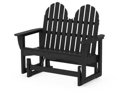 POLYWOOD® Classic Adirondack 48" Glider in Black