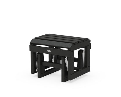 POLYWOOD® Classic Adirondack Glider Ottoman in Black