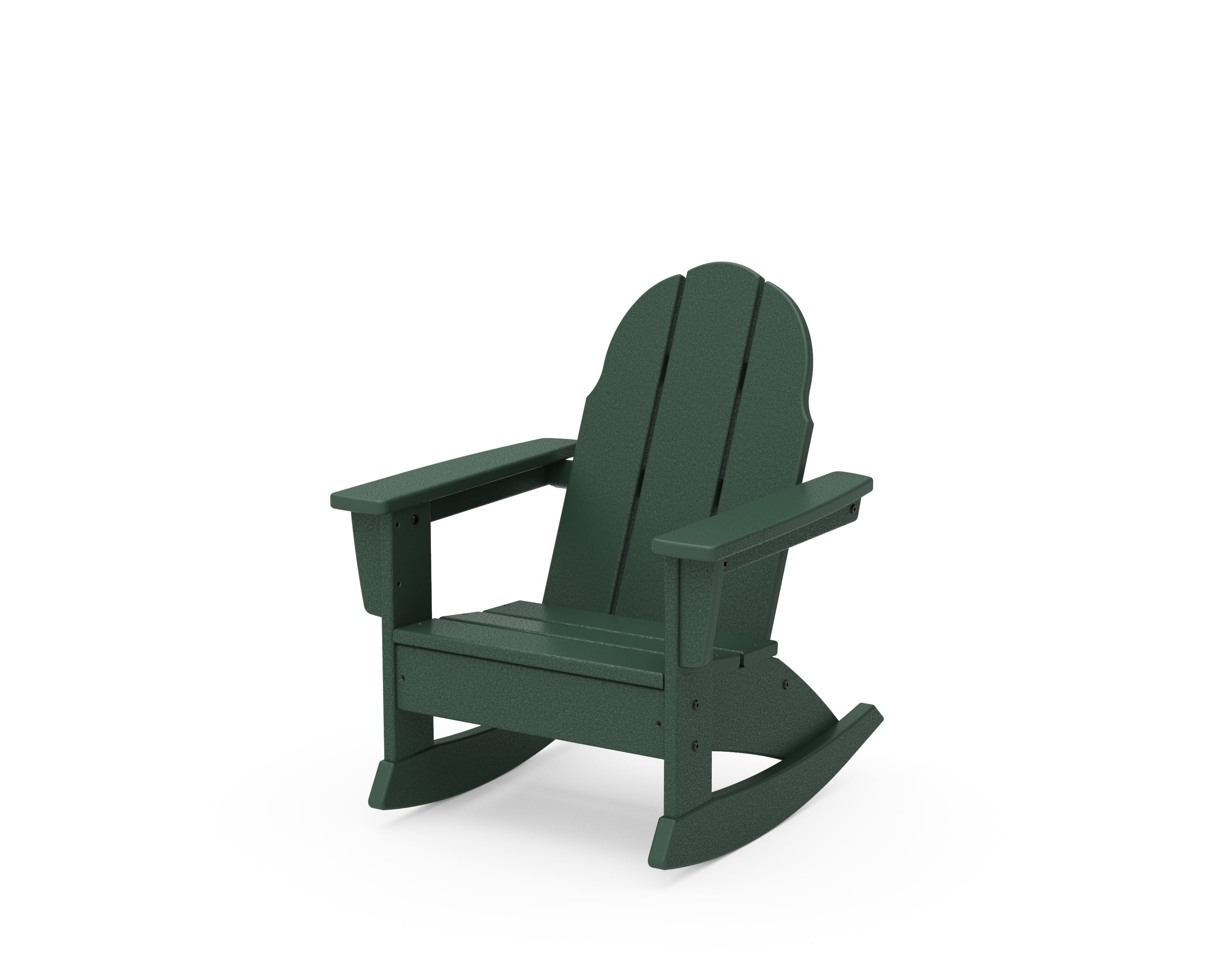 POLYWOOD® Kids Vineyard Adirondack Rocking Chair in Green