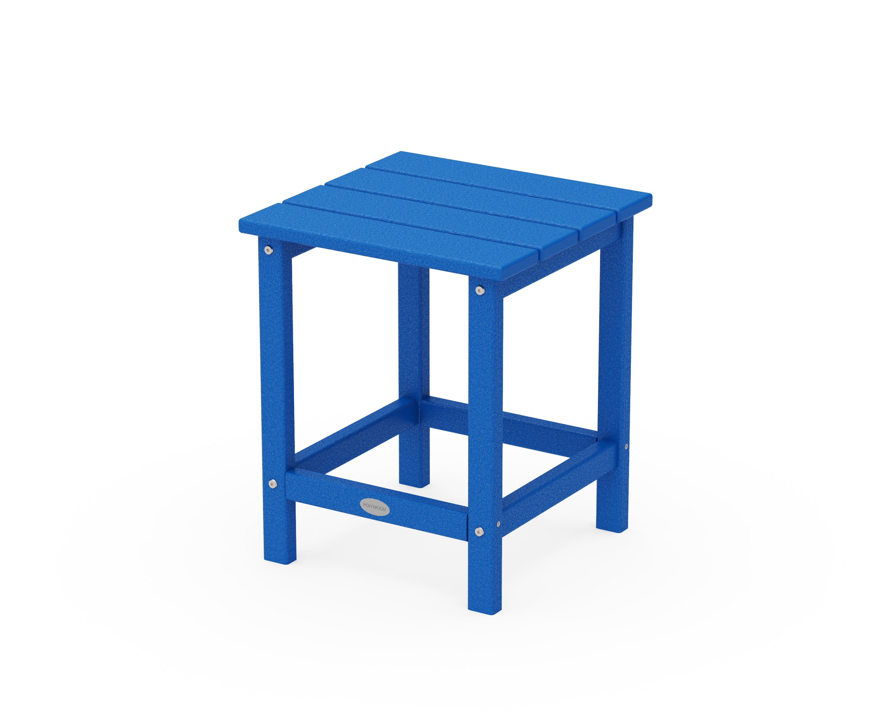 POLYWOOD® Long Island 18" Side Table in Pacific Blue