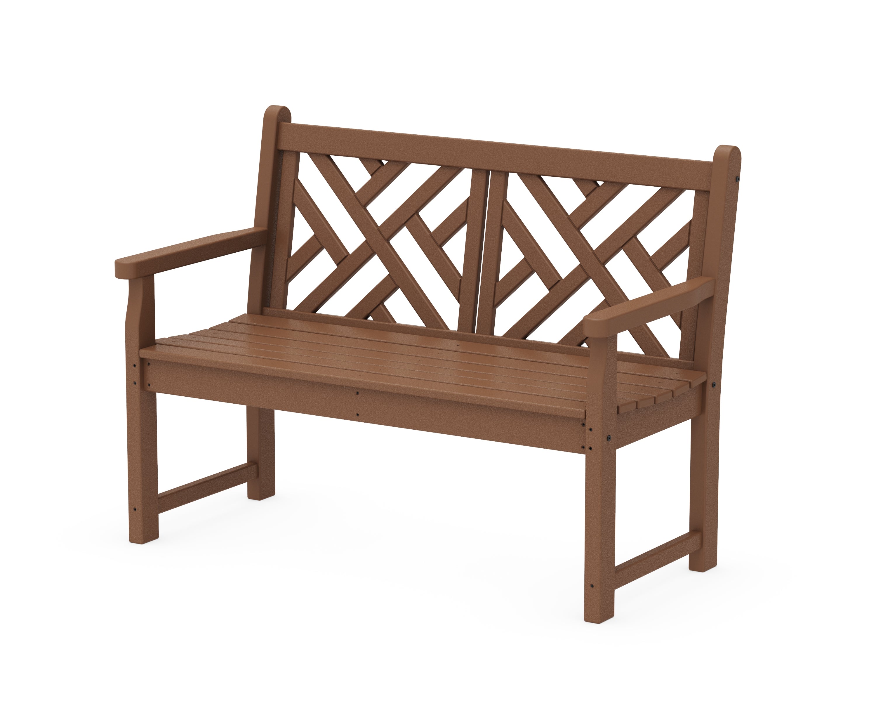 POLYWOOD® Chippendale 48" Bench in Teak