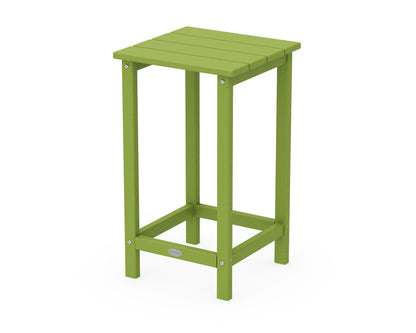 POLYWOOD® Long Island 26" Counter Side Table in Lime