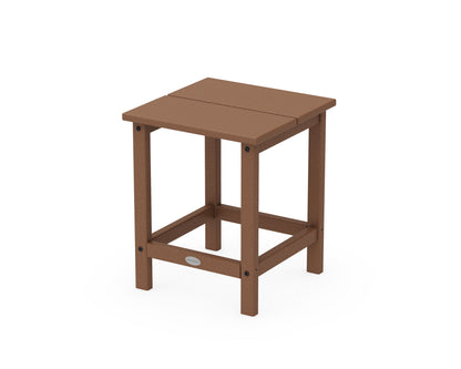 POLYWOOD® Studio Square Side Table in Teak