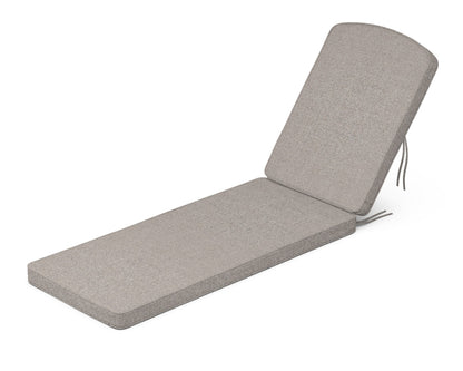 Martha Stewart by POLYWOOD® Chinoiserie Chaise Cushion in Weathered Tweed