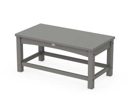 POLYWOOD® Club Coffee Table in Slate Grey