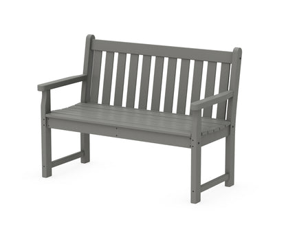 POLYWOOD® Traditional Garden 48" Bench in Slate Grey
