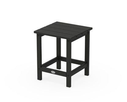 POLYWOOD® Long Island 18" Side Table in Black