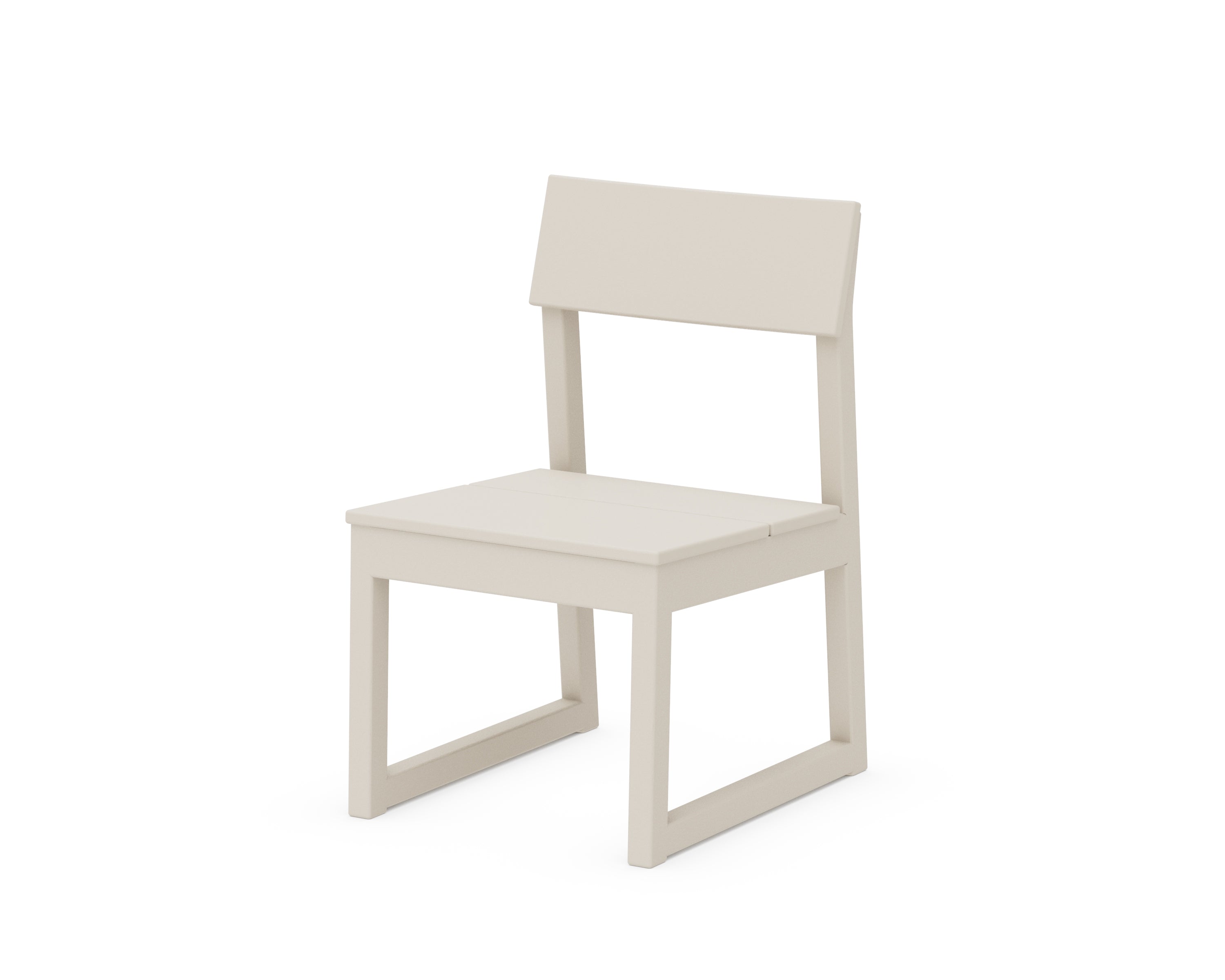 POLYWOOD® EDGE Dining Side Chair in Sand
