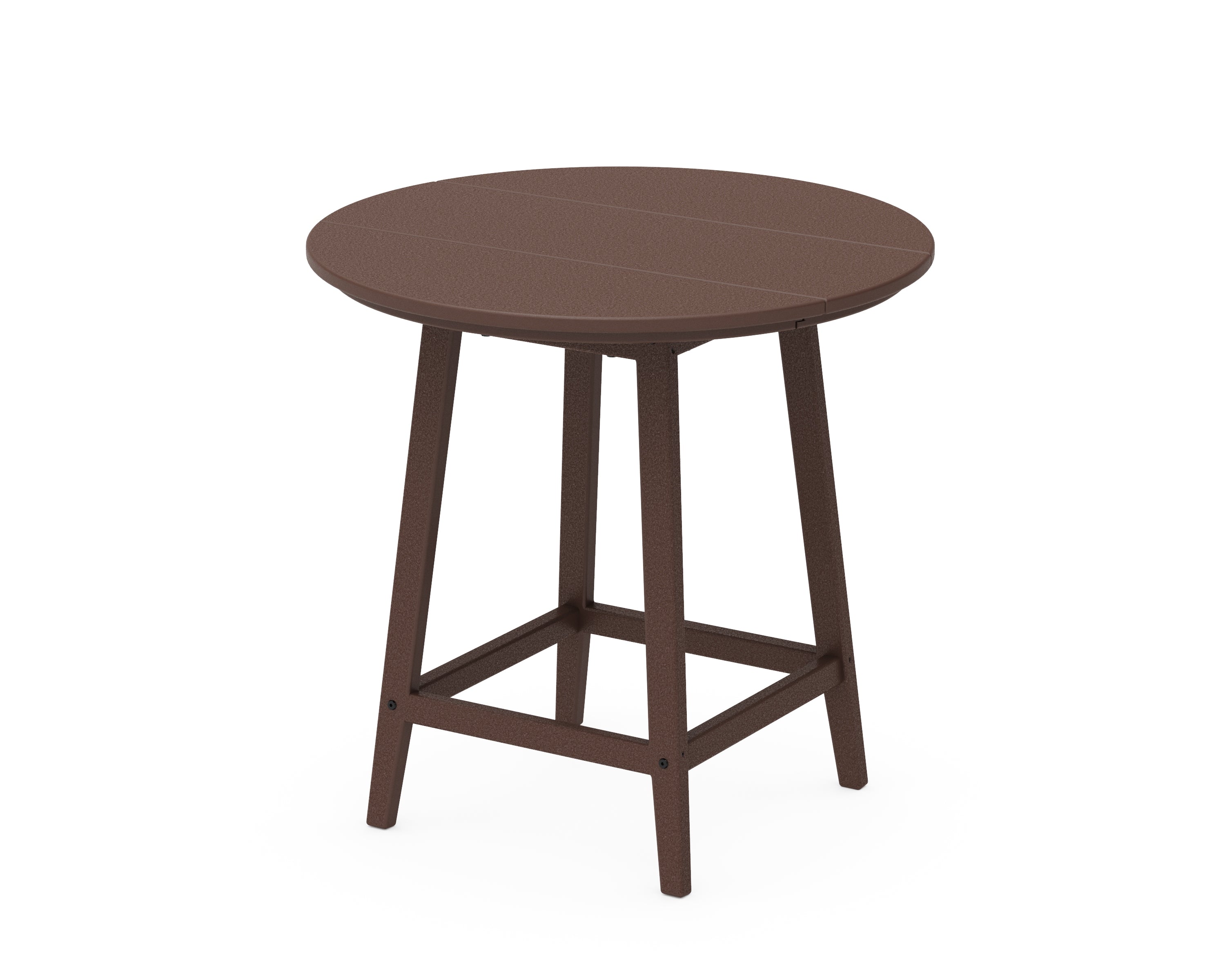 POLYWOOD® Studio 30" Round Bistro Table in Mahogany