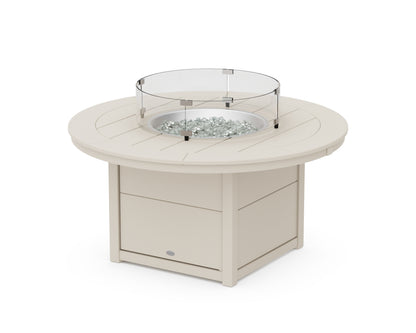 POLYWOOD® Round 48" Fire Pit Table in Sand