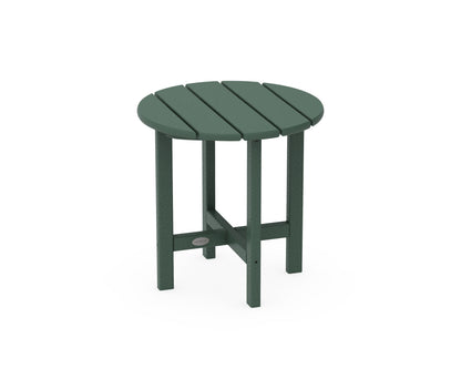 POLYWOOD® Round 18" Side Table in Green