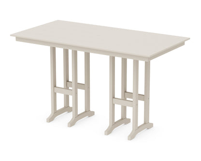 POLYWOOD® Farmhouse 37" x 72" Bar Table in Sand