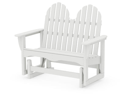 POLYWOOD® Classic Adirondack 48" Glider in White