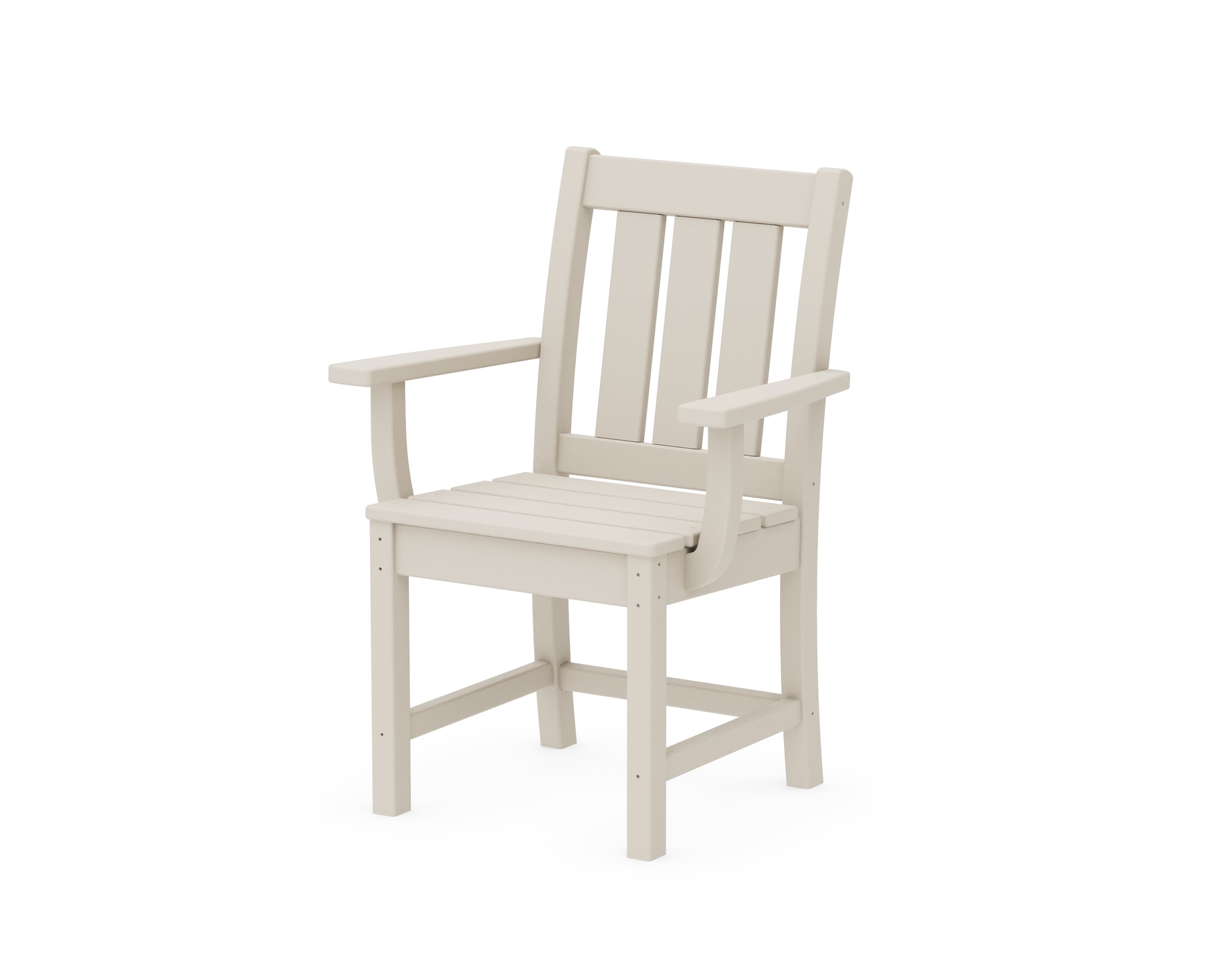POLYWOOD® Oxford Dining Arm Chair in Sand