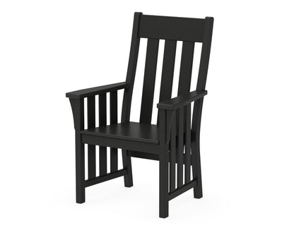 Martha Stewart by POLYWOOD® Acadia Dining Arm Chair in Black