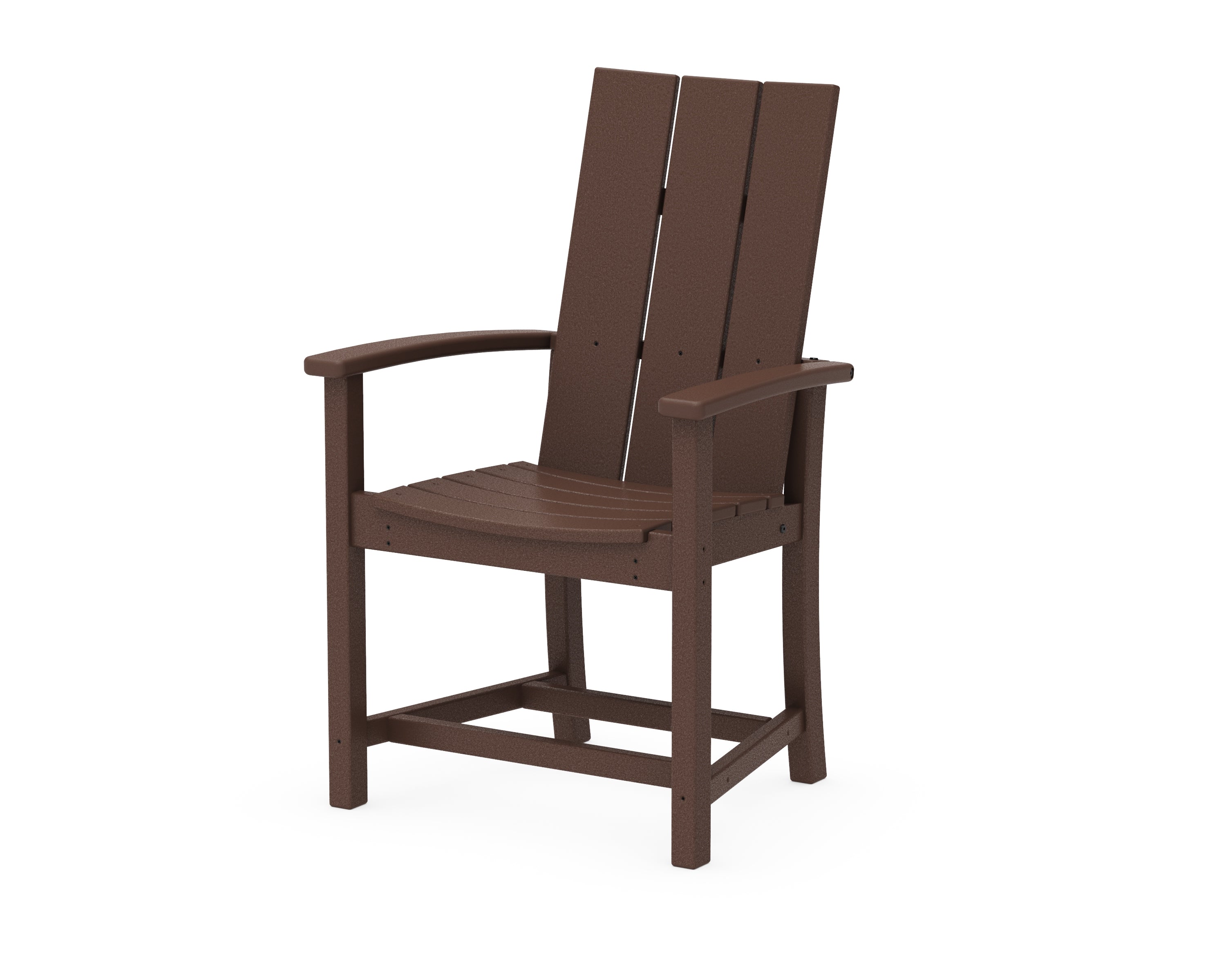 POLYWOOD® Modern Adirondack Dining Chair in Mahogany