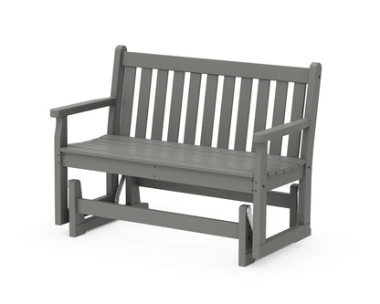 POLYWOOD® Traditional Garden 48" Glider in Slate Grey