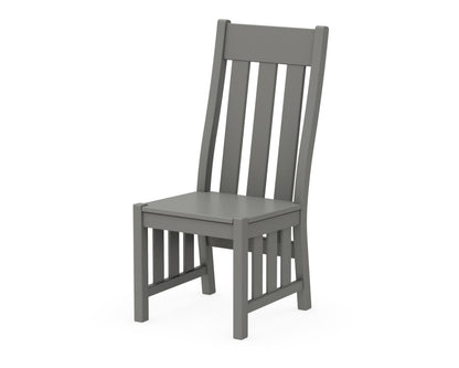 Martha Stewart by POLYWOOD® Acadia Dining Side Chair in Slate Grey