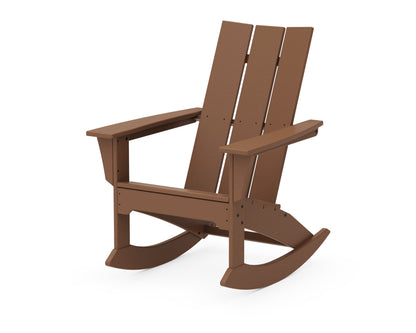 POLYWOOD® Modern Adirondack Rocker in Teak
