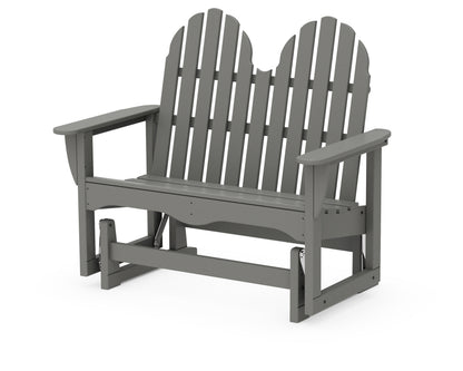 POLYWOOD® Classic Adirondack 48" Glider in Slate Grey
