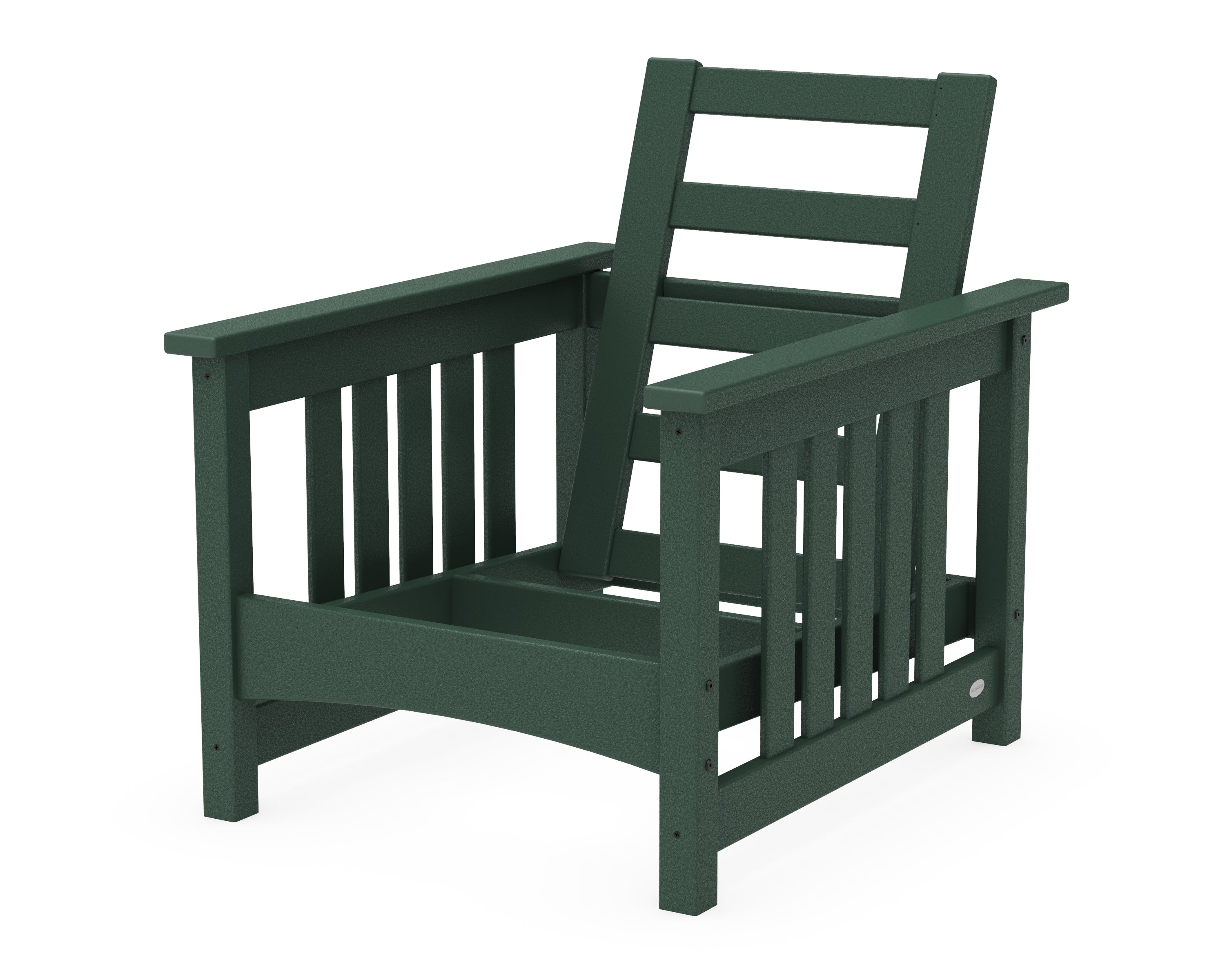 POLYWOOD® Club Mission Chair Frame in Green