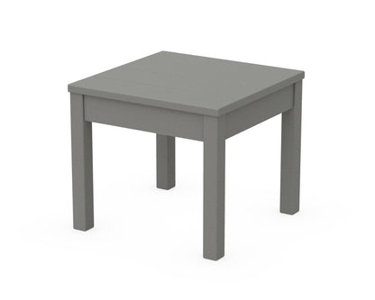 POLYWOOD® 22" Square End Table in Slate Grey