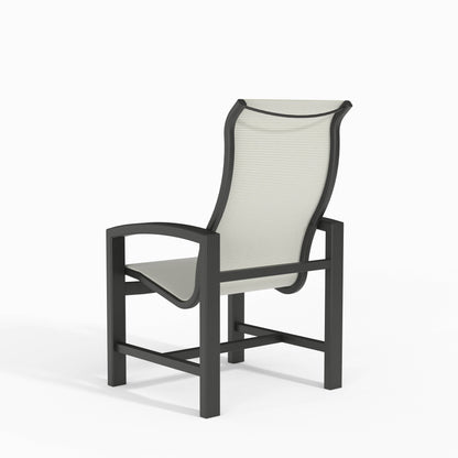 Lakeside Padded Sling High Back Dining Chair