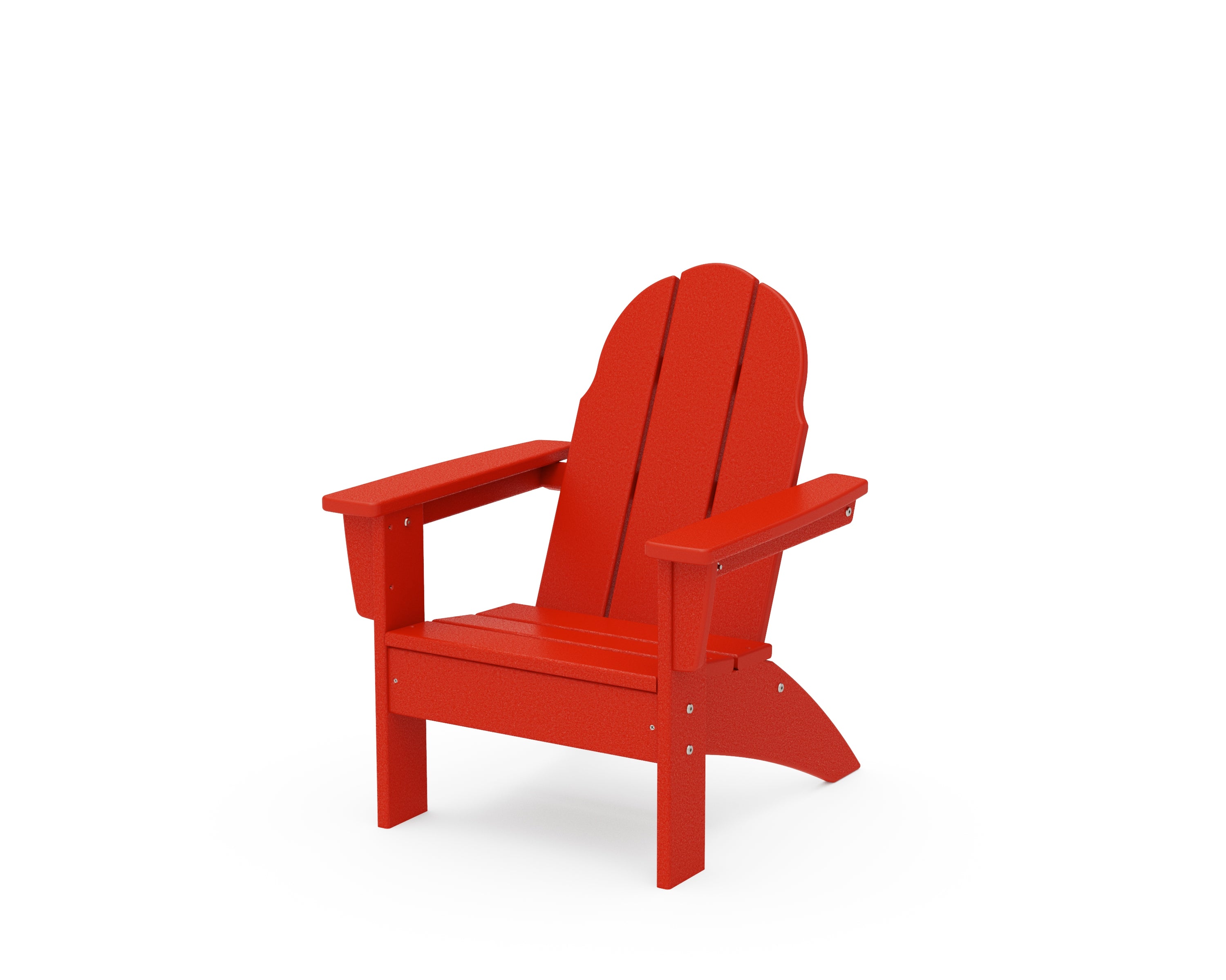 POLYWOOD® Kids Vineyard Adirondack Chair in Sunset Red
