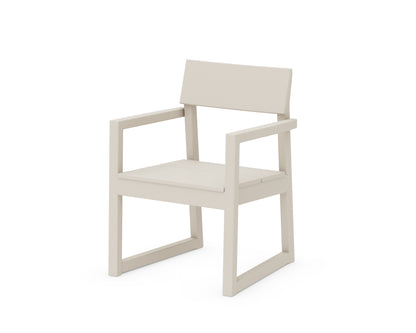 POLYWOOD® EDGE Dining Arm Chair in Sand