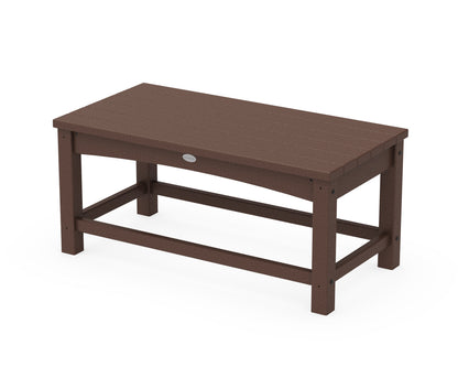 POLYWOOD® Club Coffee Table in Mahogany