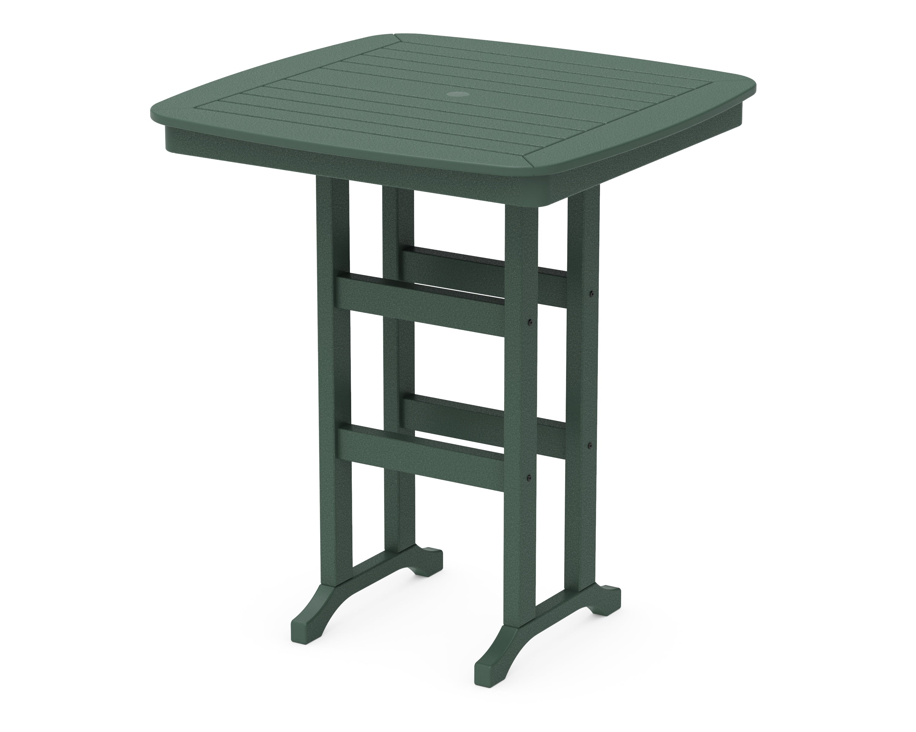 POLYWOOD® Nautical 37" Bar Table in Green