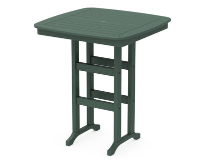 POLYWOOD® Nautical 37" Bar Table in Green