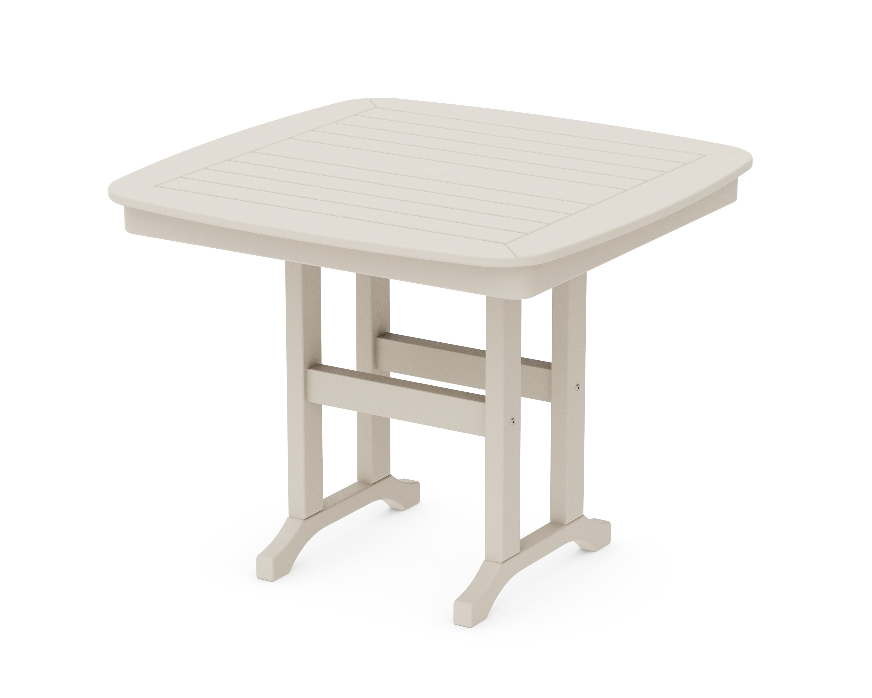 POLYWOOD® Nautical 37" Dining Table in Sand