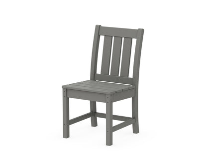 POLYWOOD® Oxford Dining Side Chair in Slate Grey