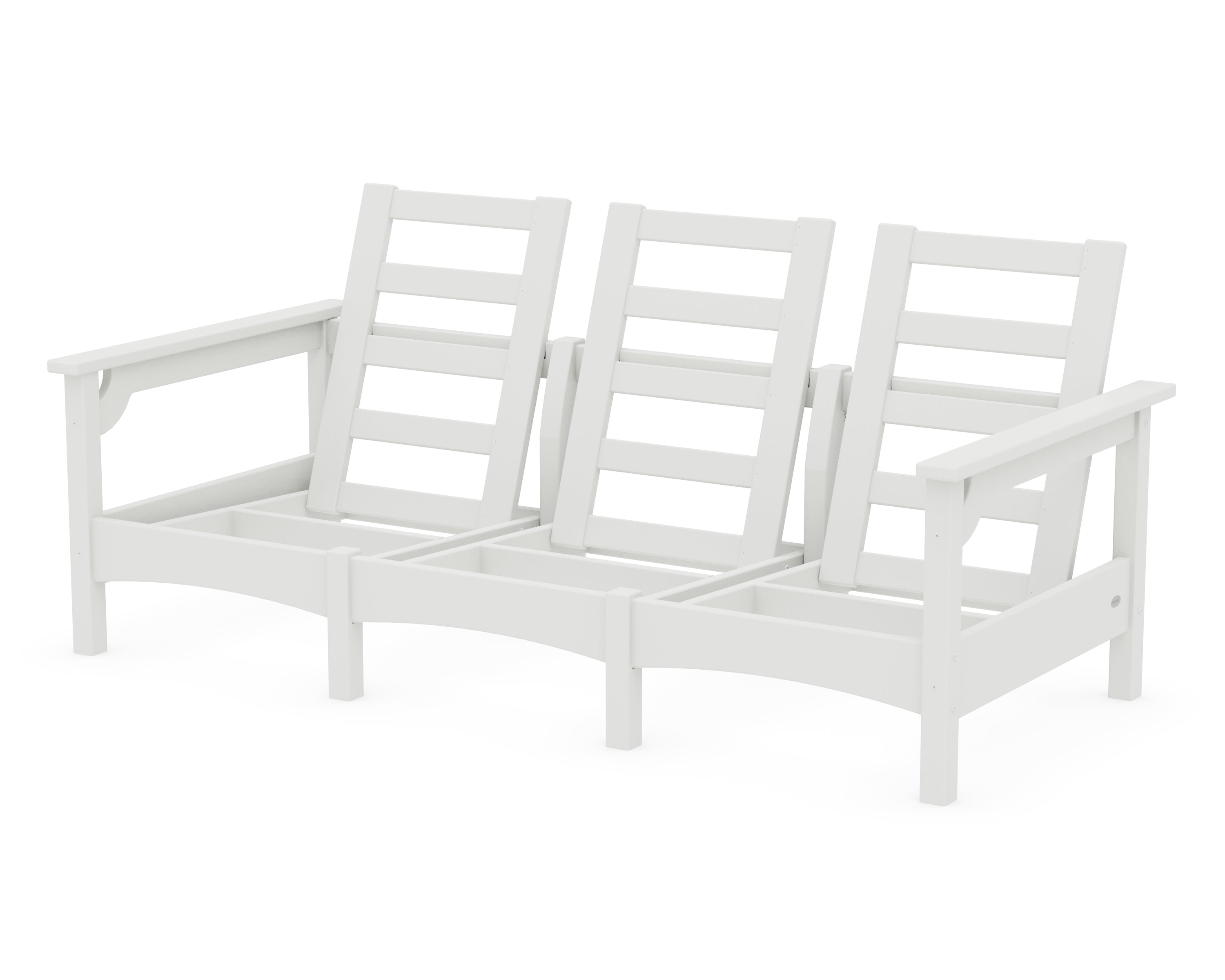 POLYWOOD® Club Sofa Frame in White
