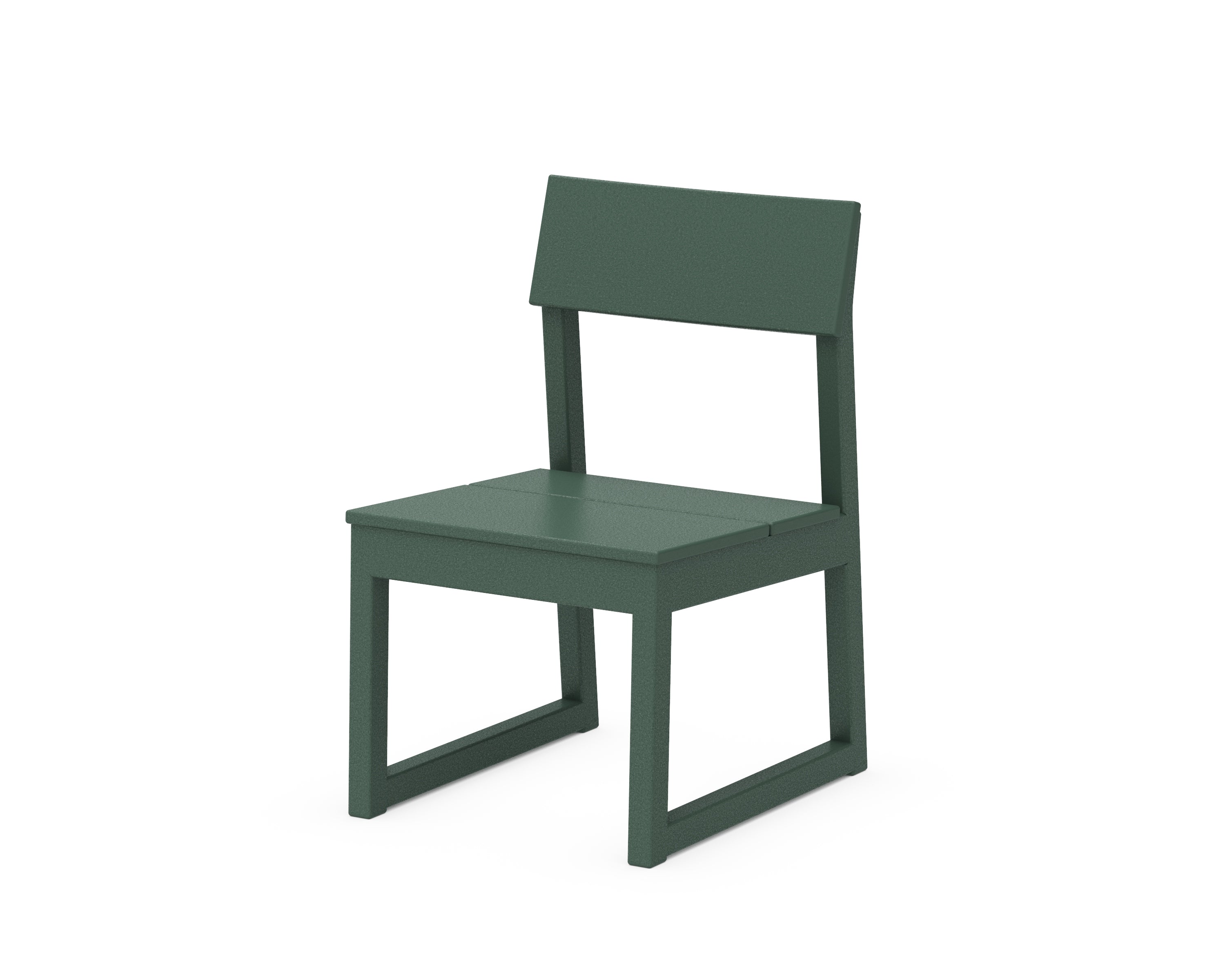 POLYWOOD® EDGE Dining Side Chair in Green