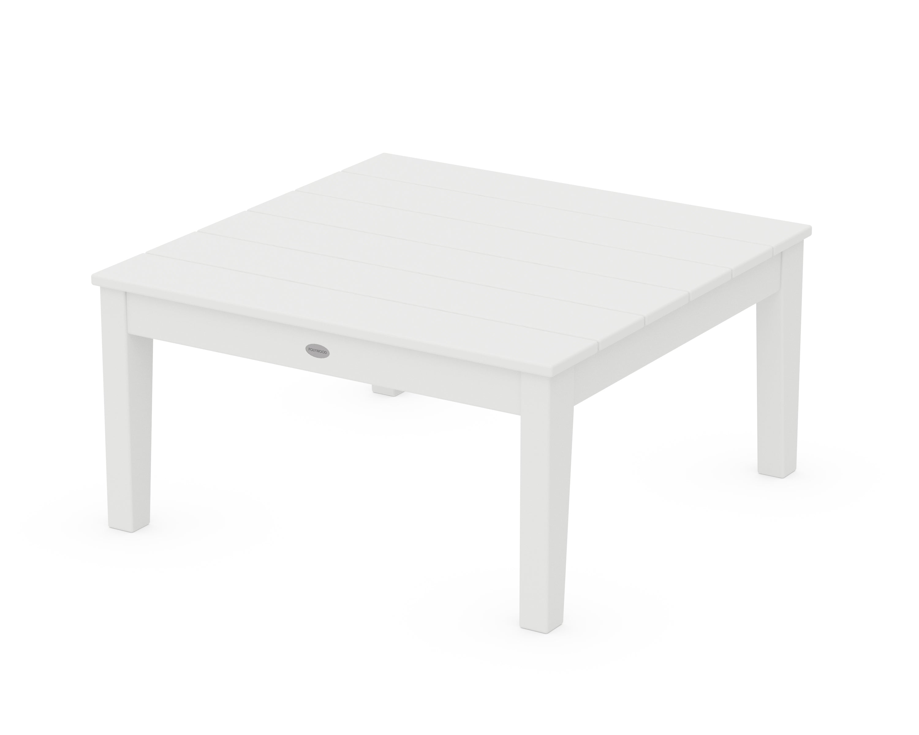POLYWOOD® Newport 36" Conversation Table in White
