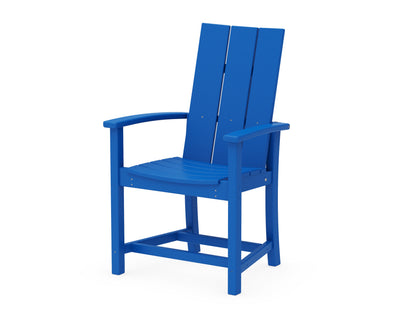 POLYWOOD® Modern Adirondack Dining Chair in Pacific Blue