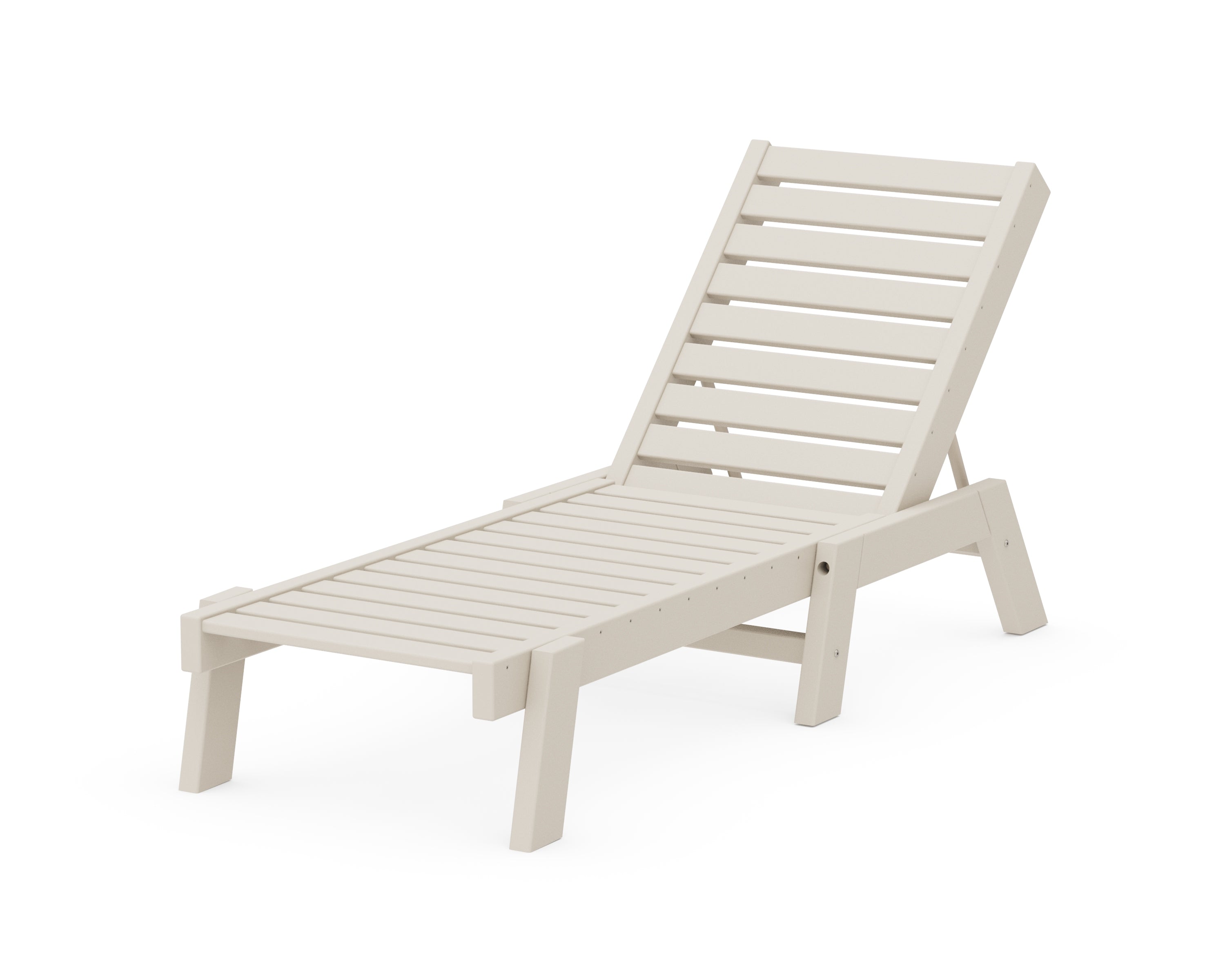 POLYWOOD® Captain Chaise in Sand