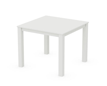 POLYWOOD® Parsons 38" X 38" Dining Table in White